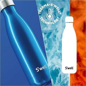SWELL Hot Cold Insulated Stainless Steel Navy Bottle Small 9oz